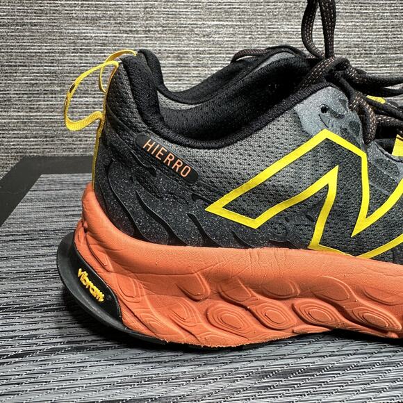 New Balance Fresh Foam X Hierro v8 Trail Running Shoes Black Orange - Men\'s 10 main image 7